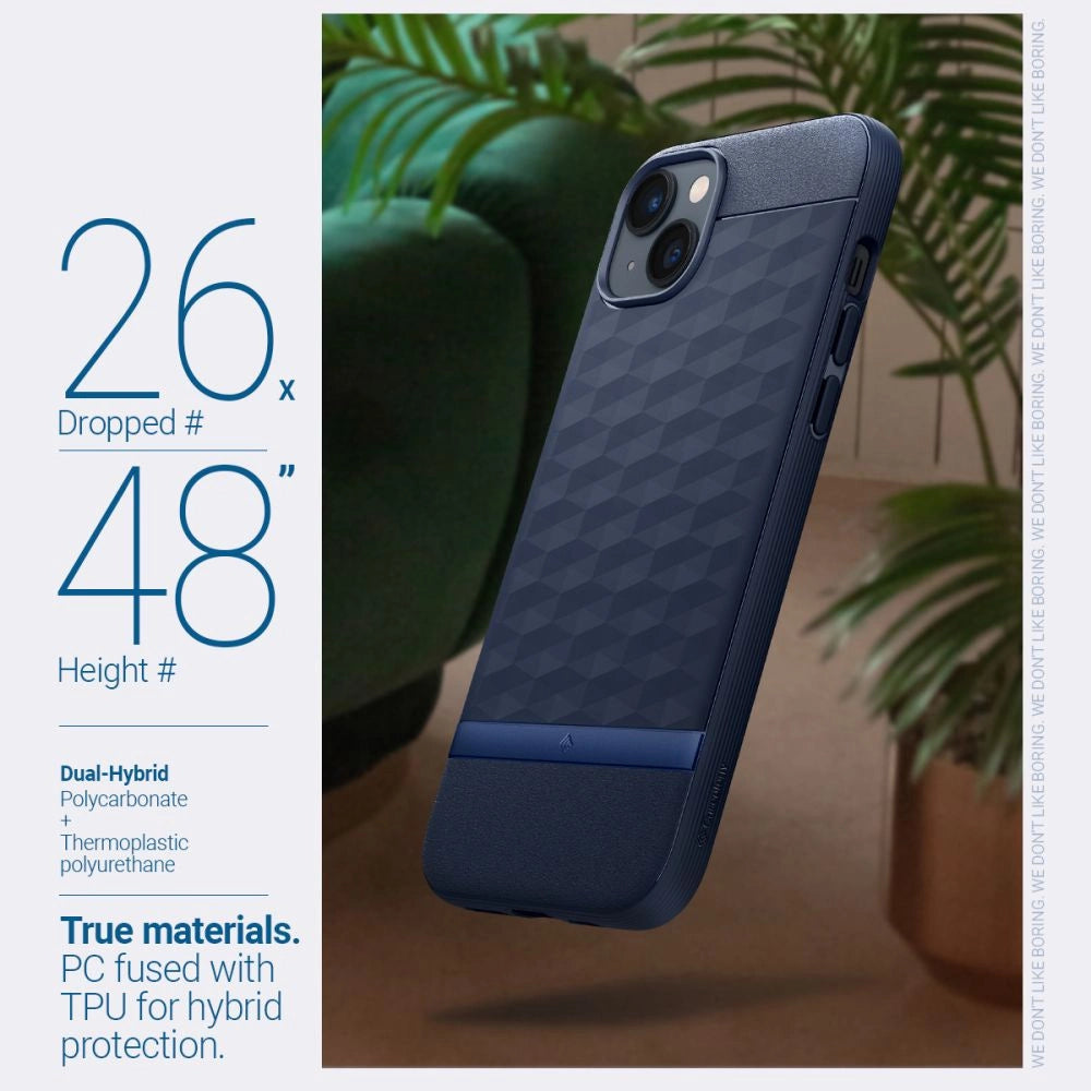 Caseology Parallax Mag Case with MagSafe for iPhone 14 Plus - Navy_9