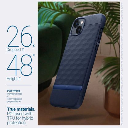 Caseology Parallax Mag Case with MagSafe for iPhone 14 Plus - Navy_9