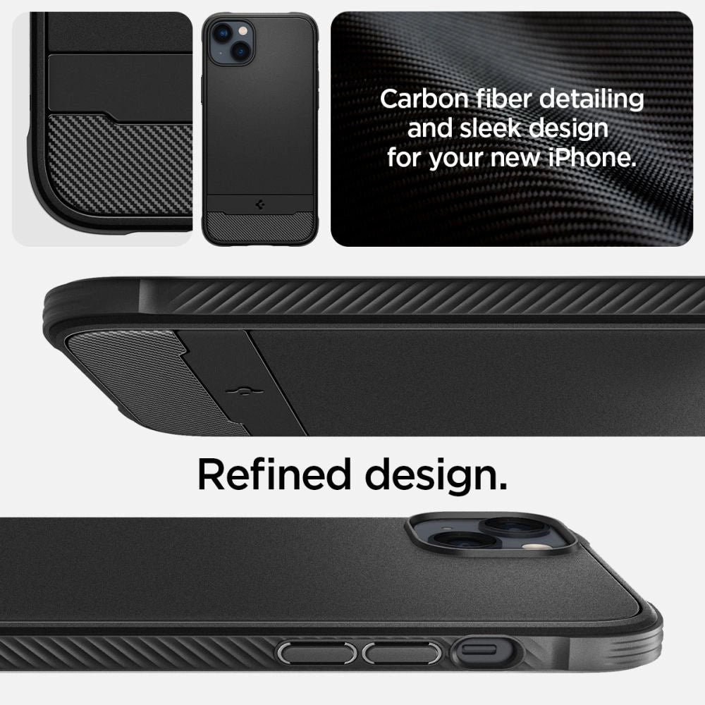 Spigen Rugged Armor Mag Case with MagSafe for iPhone 14 - Matte Black_4