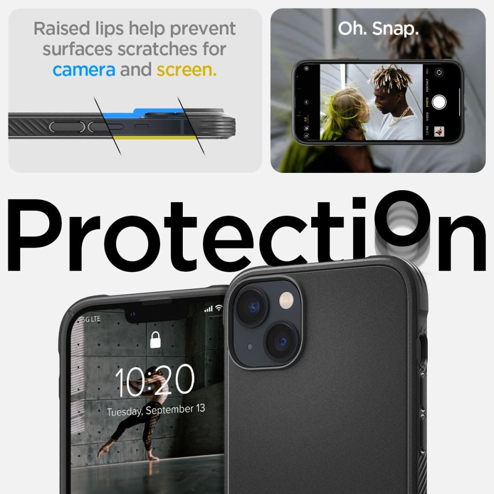 Spigen Rugged Armor Mag Case with MagSafe for iPhone 14 - Matte Black_6