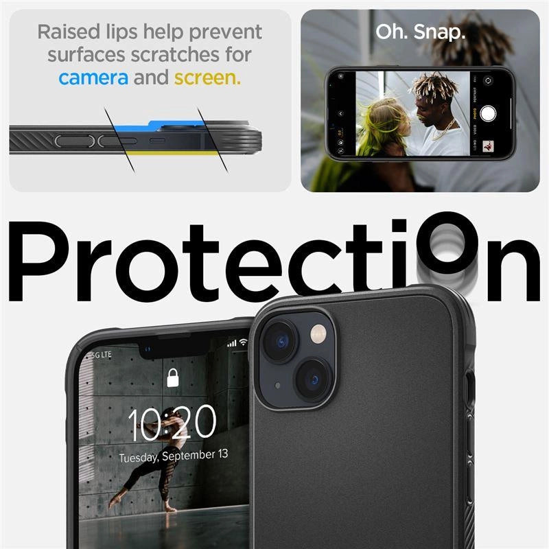 Spigen Rugged Armor Mag Case with MagSafe for iPhone 14 - Matte Black_15