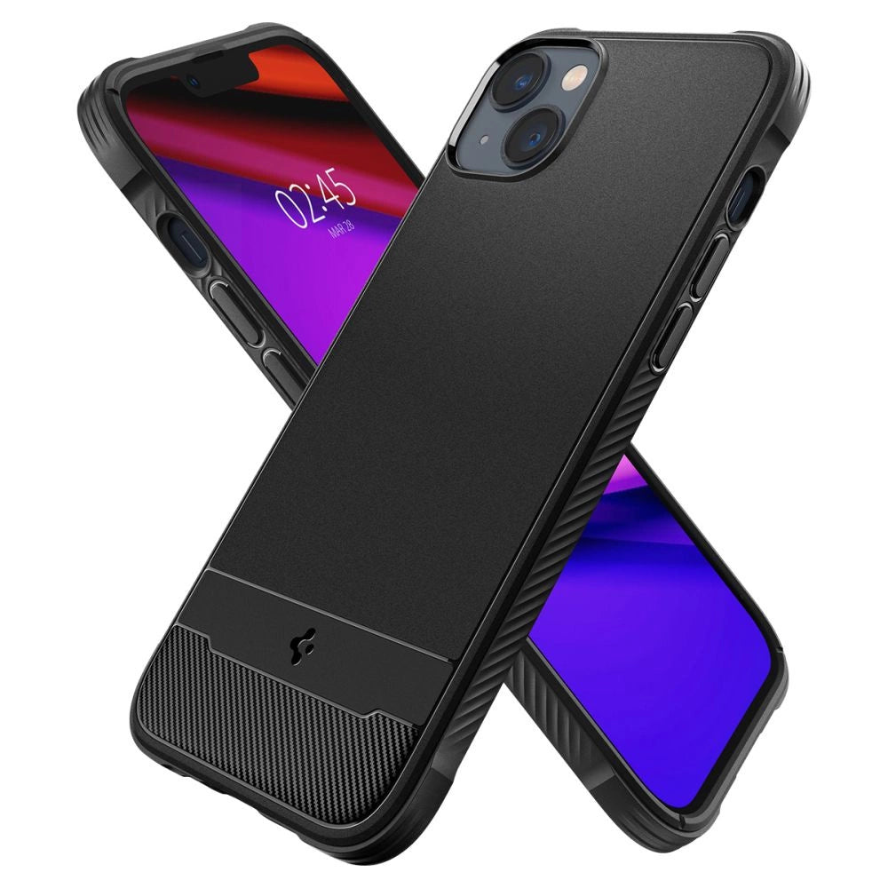 Spigen Rugged Armor Mag Case with MagSafe for iPhone 14 - Matte Black_3
