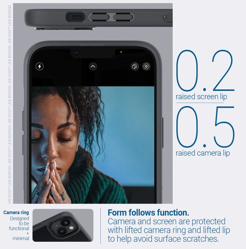Caseology Skyfall iPhone 14 Plus Case - Matte Black_9