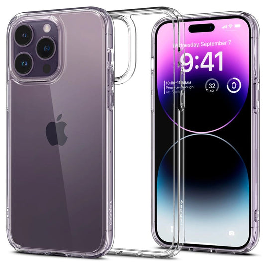 Spigen Ultra Hybrid Case for iPhone 14 Pro Max - Clear_0