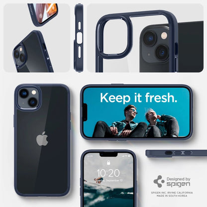 Spigen Ultra Hybrid iPhone 14 Plus Case - Blue_10