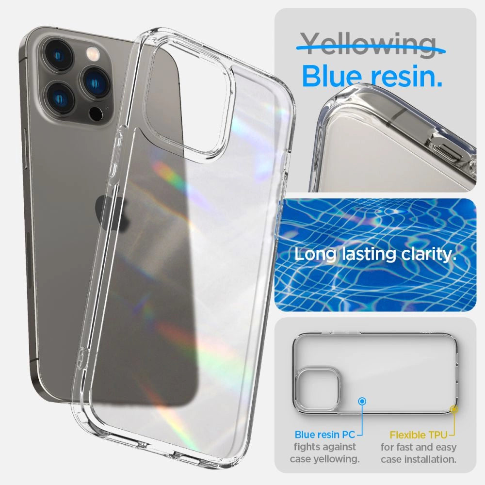 Spigen Ultra Hybrid iPhone 14 Pro Case - Matte Clear_8