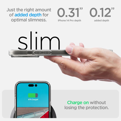 Spigen Ultra Hybrid iPhone 14 Pro Case - Matte Clear_10
