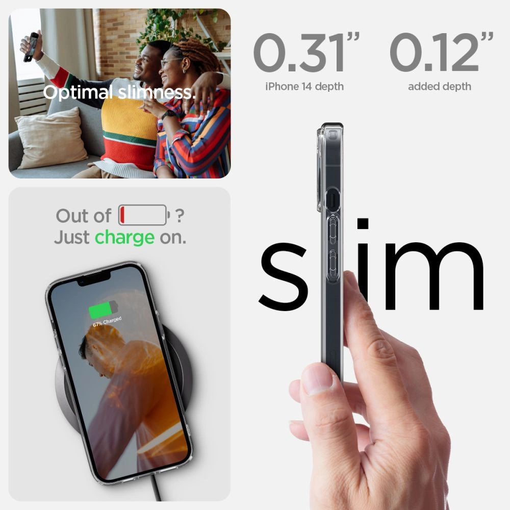 Spigen Ultra Hybrid iPhone 14 Case - Clear_9