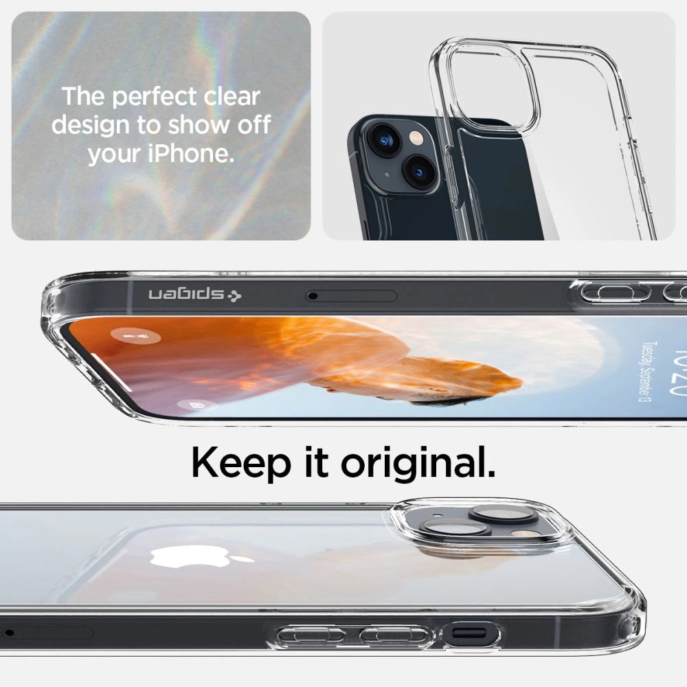Spigen Ultra Hybrid iPhone 14 Case - Clear_6