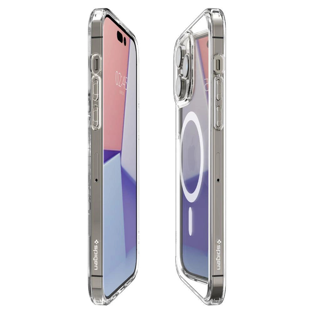 Spigen Ultra Hybrid Mag Case with MagSafe for iPhone 14 Pro - Clear/White_15