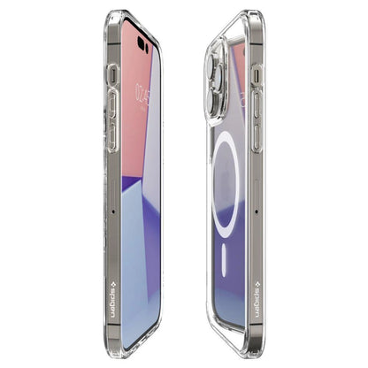Spigen Ultra Hybrid Mag Case with MagSafe for iPhone 14 Pro - Clear/White_15