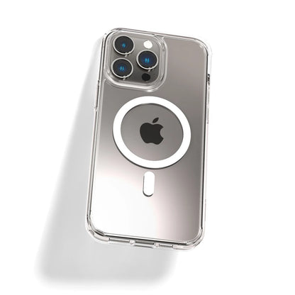 Spigen Ultra Hybrid Mag Case with MagSafe for iPhone 14 Pro - Clear/White_7