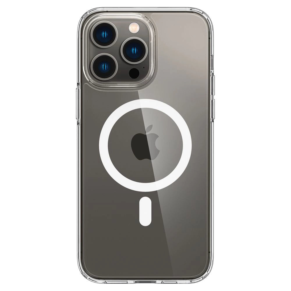 Spigen Ultra Hybrid Mag Case with MagSafe for iPhone 14 Pro Max - Clear/White_16
