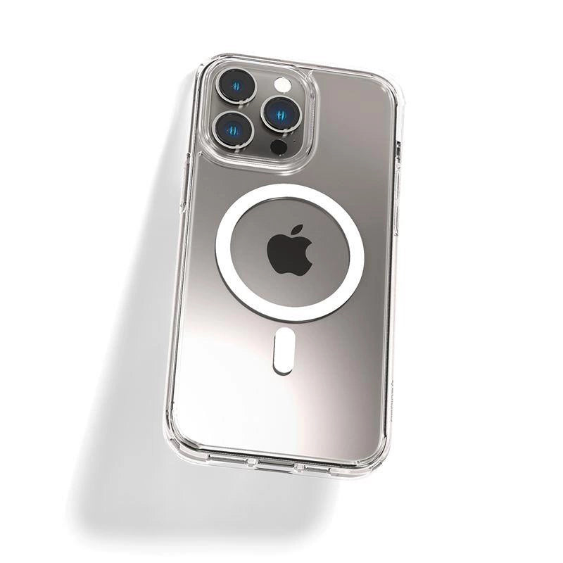 Spigen Ultra Hybrid Mag Case with MagSafe for iPhone 14 Pro Max - Clear/White_4