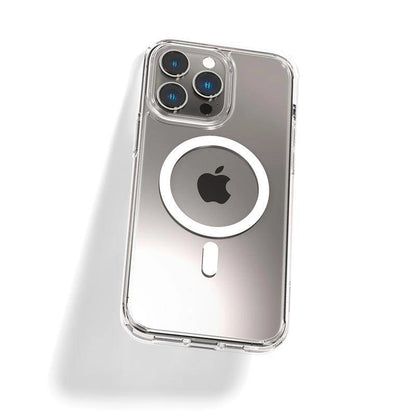 Spigen Ultra Hybrid Mag Case with MagSafe for iPhone 14 Pro Max - Clear/White_4