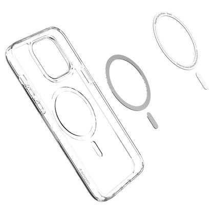 Spigen Ultra Hybrid Mag Case with MagSafe for iPhone 14 Pro Max - Clear/White_12