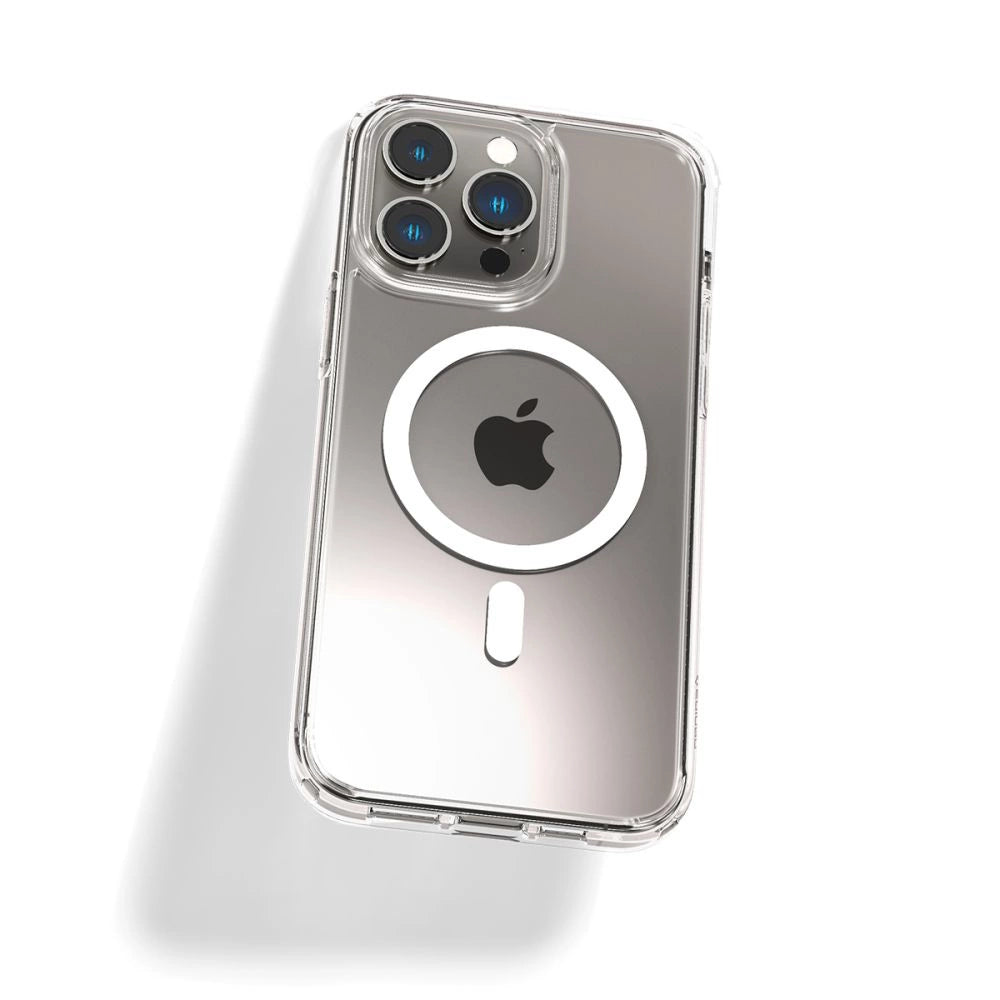 Spigen Ultra Hybrid Mag Case with MagSafe for iPhone 14 Pro Max - Clear/White_13