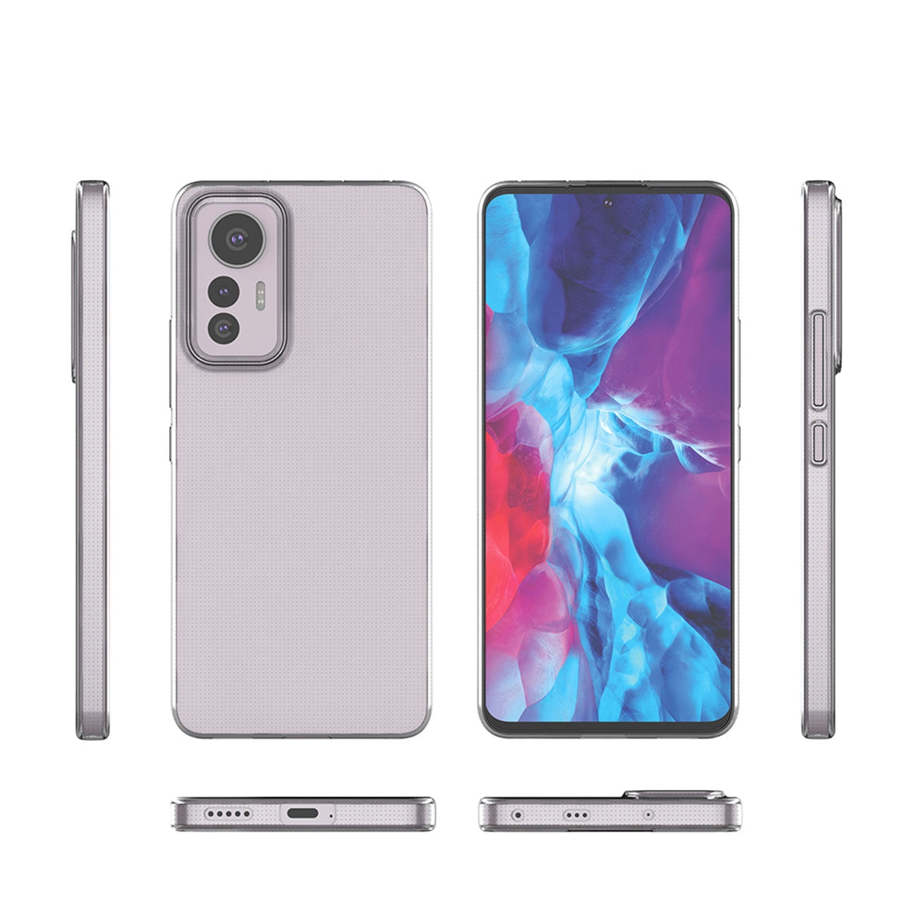 Ultra Clear 0.5mm case for Xiaomi 12 Lite thin cover transparent_2