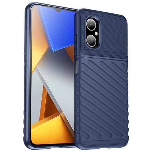 Thunder Case Xiaomi Poco M4 5G silicone armor case blue_0