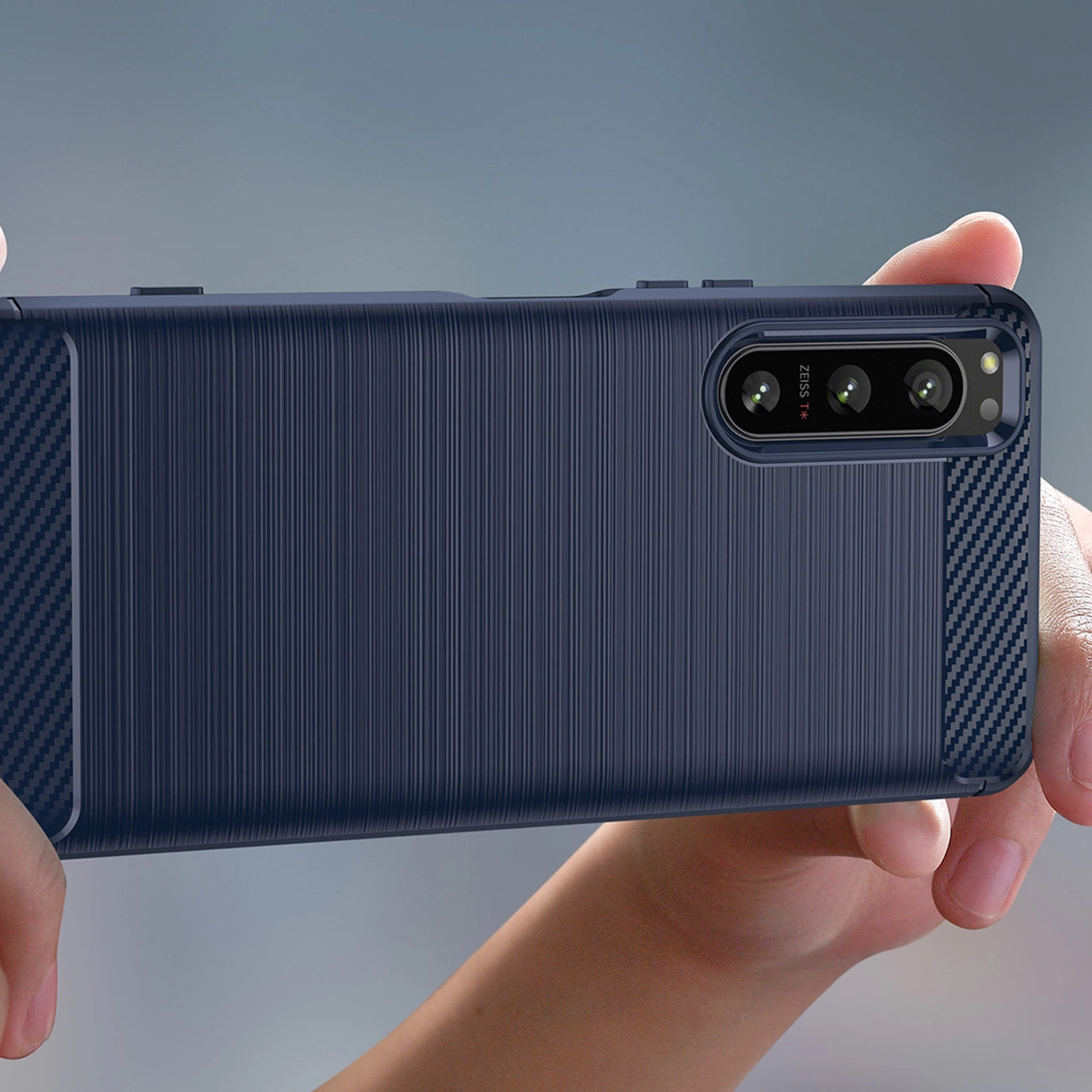 Thunder Case Xiaomi Poco M4 5G silicone armor case blue_5