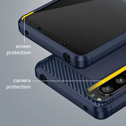 Thunder Case Xiaomi Poco M4 5G silicone armor case blue_6