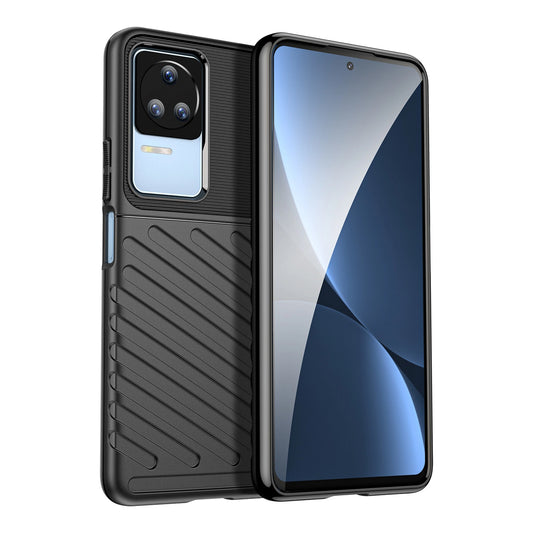 Thunder Case case for Xiaomi Poco F4 5G silicone armor case black_0