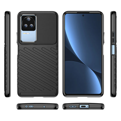 Thunder Case case for Xiaomi Poco F4 5G silicone armor case black_1