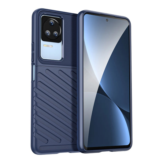 Thunder Case for Xiaomi Poco F4 5G silicone armor case blue_0