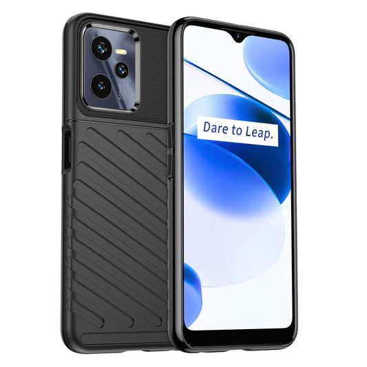 Thunder Case case for Realme C35 silicone armor case black_0