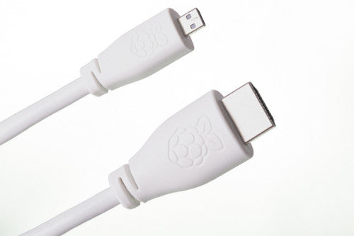 Raspberry Pi T7689AX cable HDMI 1 m HDMI tipo A (EstÃ¡ndar) HDMI tipo D (Micro) Blanco_1