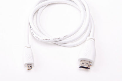 Raspberry Pi T7689AX cable HDMI 1 m HDMI tipo A (EstÃ¡ndar) HDMI tipo D (Micro) Blanco_2