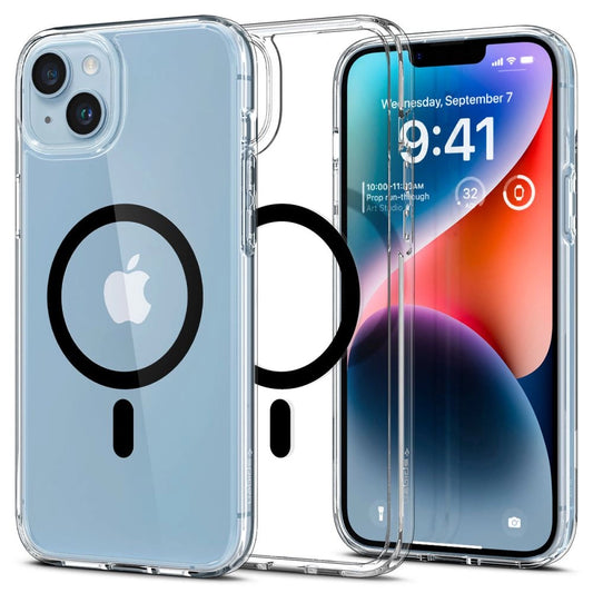 Spigen Ultra Hybrid Mag Case with MagSafe for iPhone 14 Plus - Clear Black_0