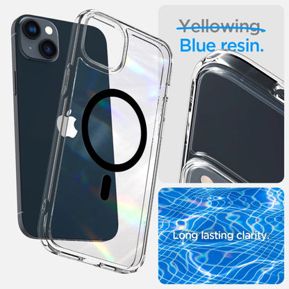 Spigen Ultra Hybrid Mag Case with MagSafe for iPhone 14 Plus - Clear Black_8