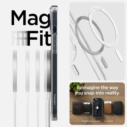 Spigen Ultra Hybrid Mag Case with MagSafe for iPhone 14 Plus - Clear Black_10