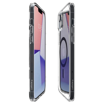 Spigen Ultra Hybrid Mag Case with MagSafe for iPhone 14 Plus - Clear Black_13