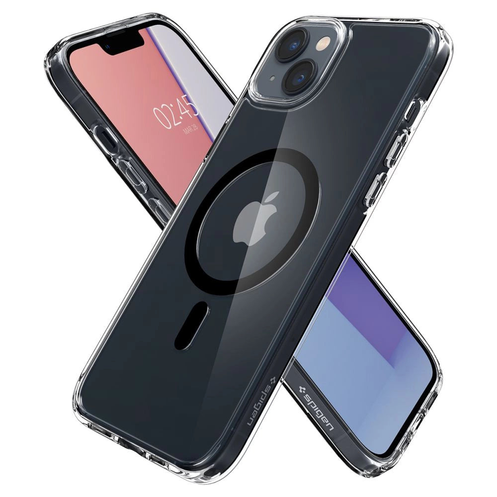 Spigen Ultra Hybrid Mag Case with MagSafe for iPhone 14 Plus - Clear Black_5
