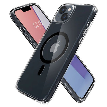 Spigen Ultra Hybrid Mag Case with MagSafe for iPhone 14 Plus - Clear Black_5
