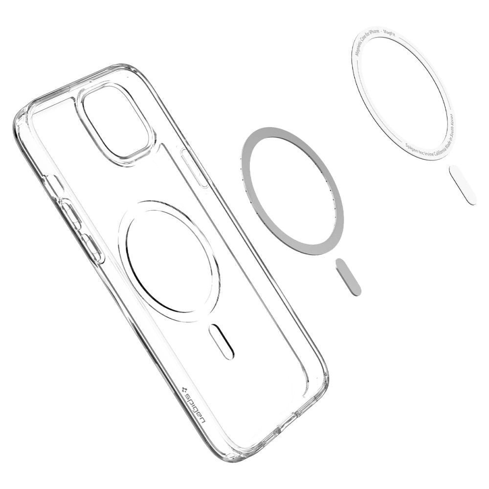 Spigen Ultra Hybrid Mag Case with MagSafe for iPhone 14 Plus - Clear Black_6