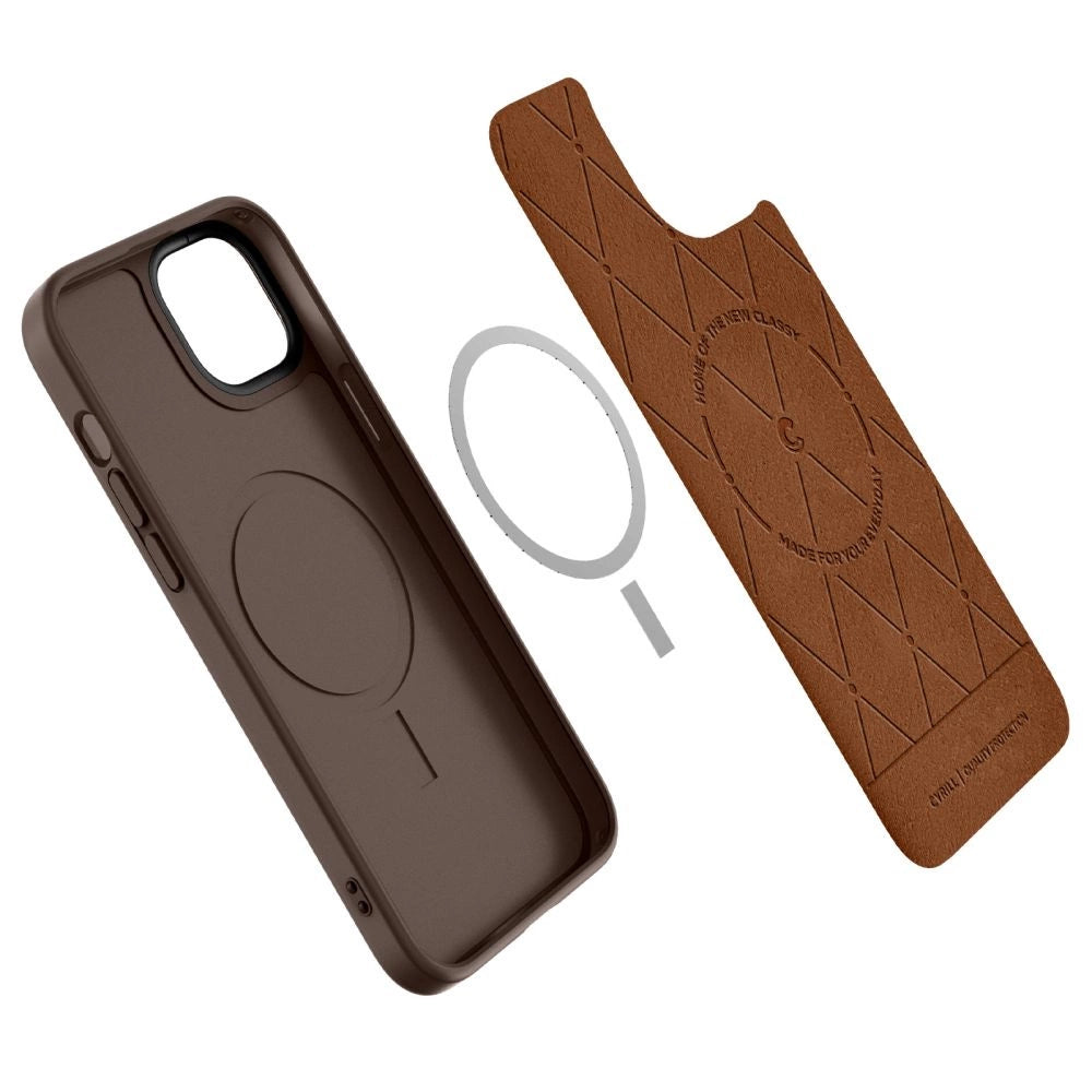 Spigen Cyrill Kajuk Mag Case with MagSafe for iPhone 14 Plus - Brown_6