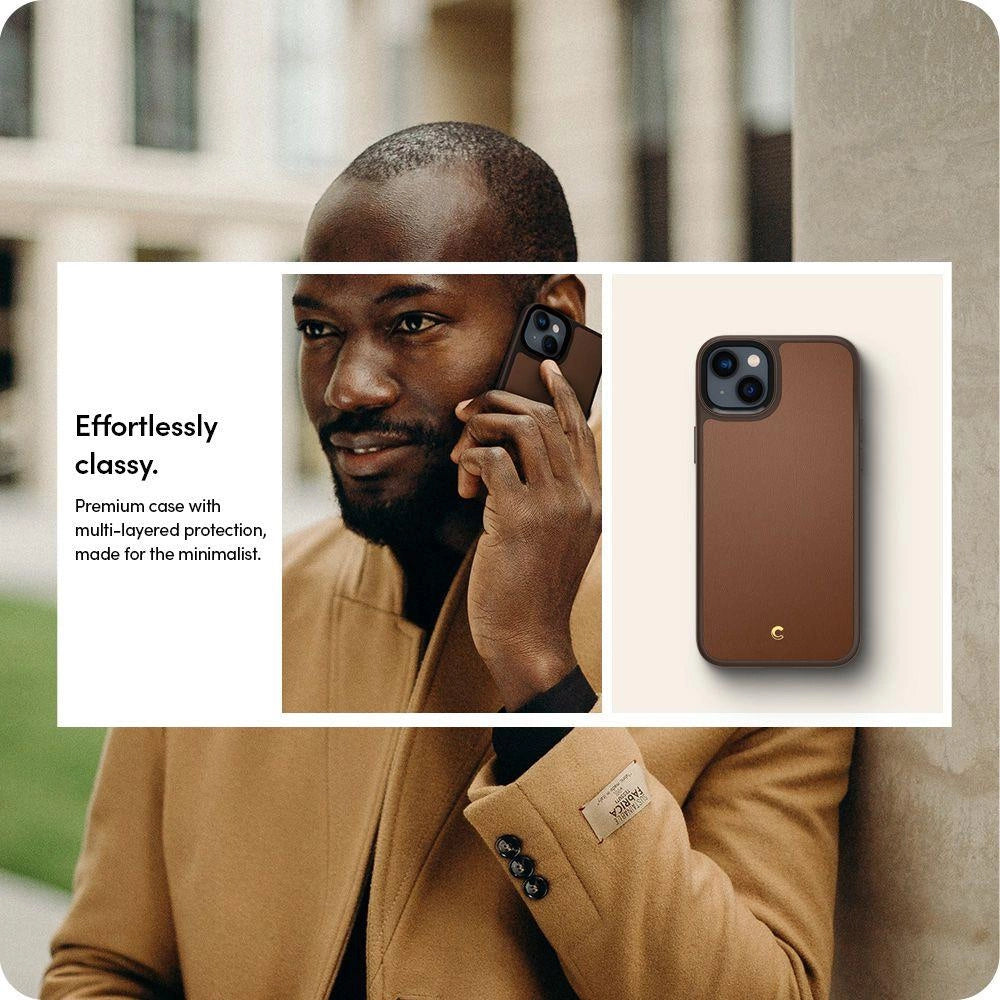 Spigen Cyrill Kajuk Mag Case with MagSafe for iPhone 14 Plus - Brown_10