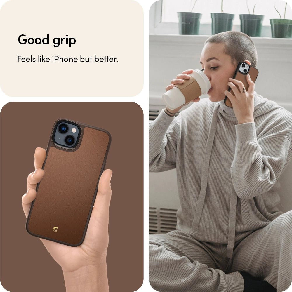Spigen Cyrill Kajuk Mag Case with MagSafe for iPhone 14 Plus - Brown_17