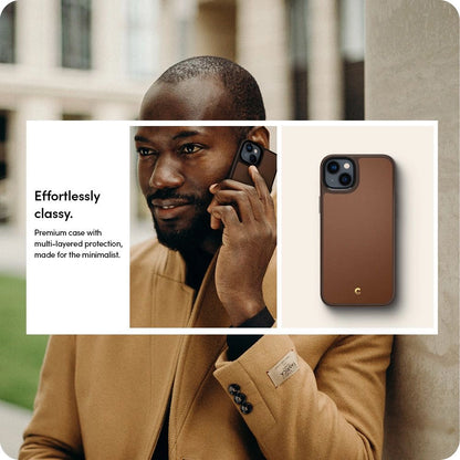 Spigen Cyrill Kajuk Mag Case with MagSafe for iPhone 14 Plus - Brown_22