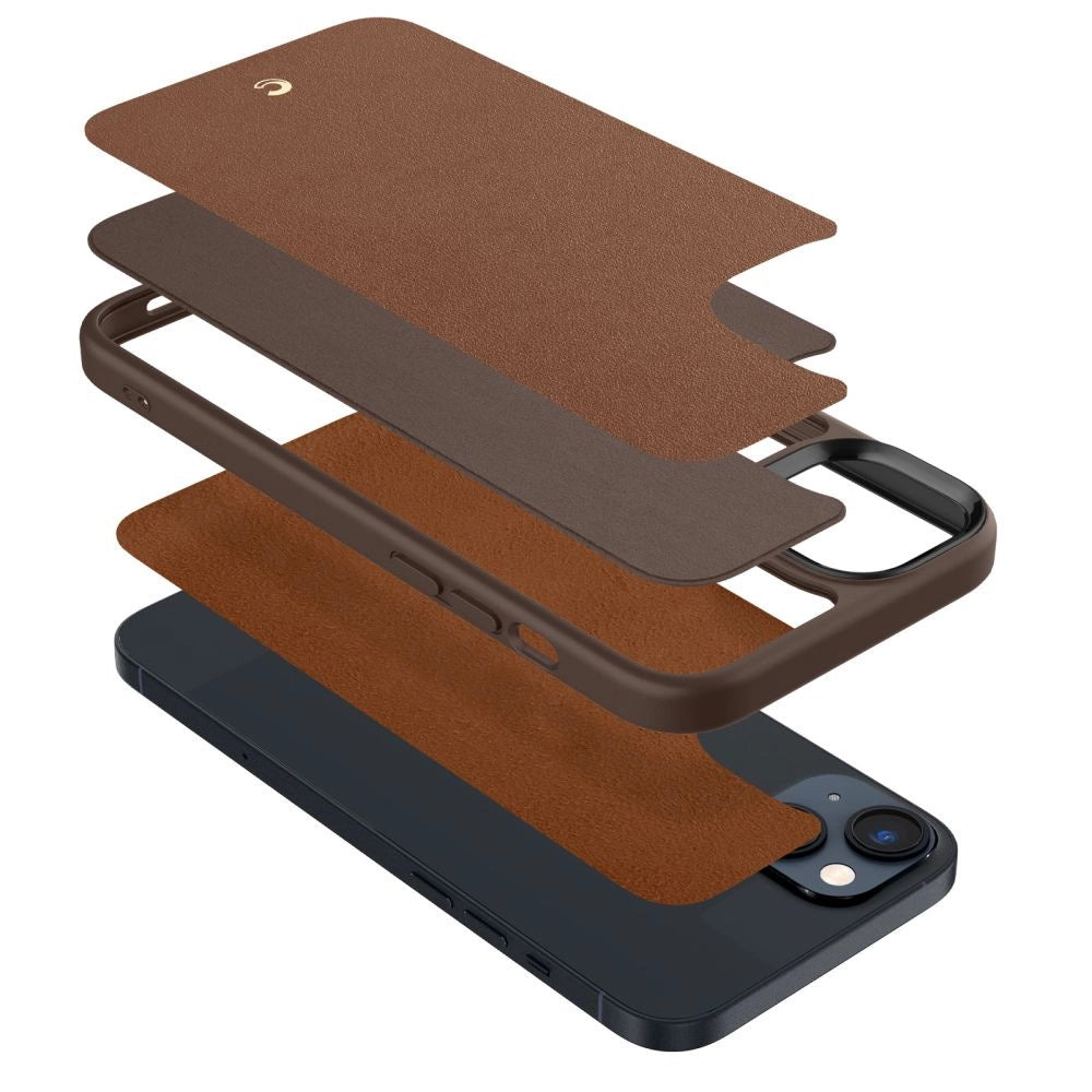 Spigen Cyrill Kajuk Mag Case with MagSafe for iPhone 14 Plus - Brown_5
