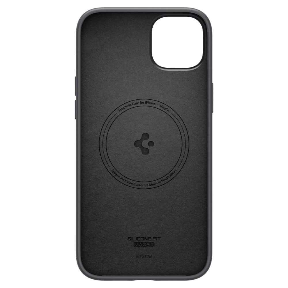 Spigen Silicone Fit Mag Case with MagSafe for iPhone 14 Plus - Black_4