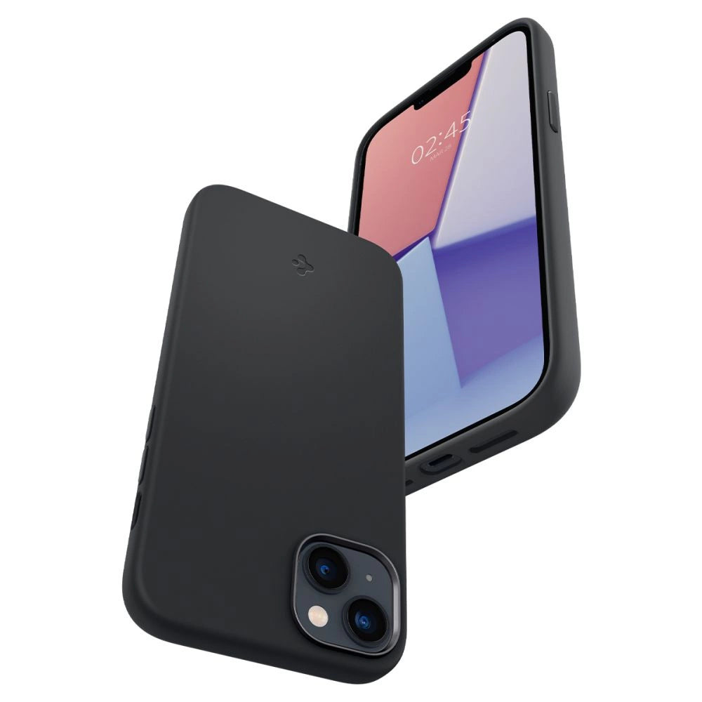 Spigen Silicone Fit Mag Case with MagSafe for iPhone 14 Plus - Black_7