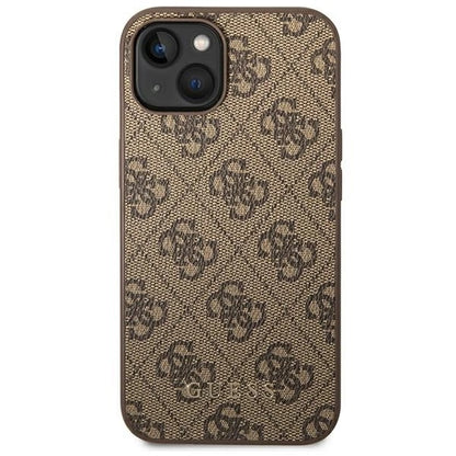 Guess GUHCP14MG4GFBR iPhone 14 Plus 6,7" brązowy/brown hard case 4G Metal Gold Logo_2