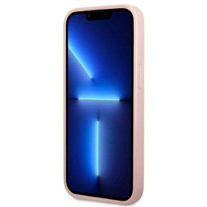 Guess GUHCP14XHGGSHP iPhone 14 Pro Max 6,7" różowy/pink hard case Glitter Script_4
