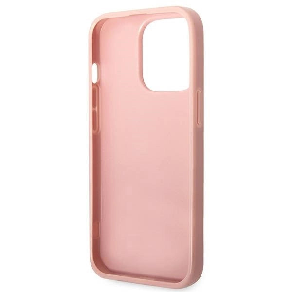 Guess GUHCP14XHGGSHP iPhone 14 Pro Max 6,7" różowy/pink hard case Glitter Script_6