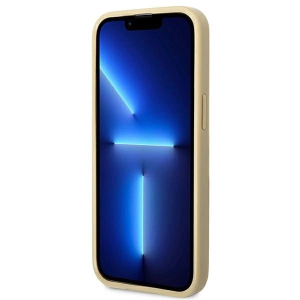 Guess GUHCP14LHGGSHD iPhone 14 Pro 6,1" złoty/gold hard case Glitter Script_4