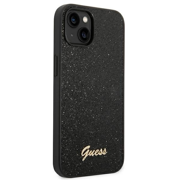 Guess GUHCP14MHGGSHK iPhone 14 Plus 6,7" czarny/black hard case Glitter Script_3